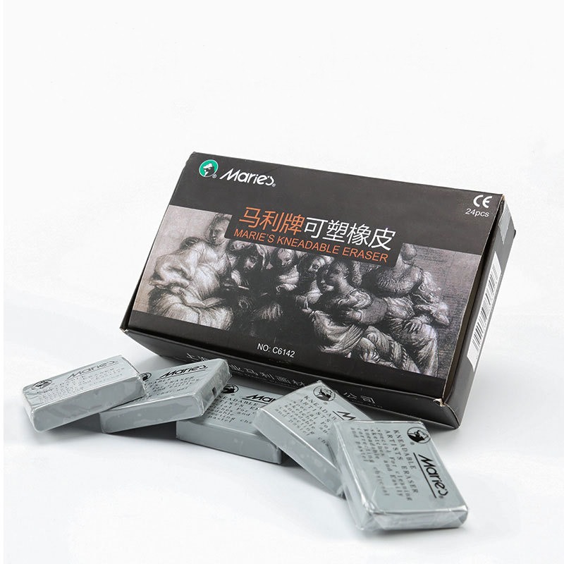 Gôm tẩy đất sét Marie's C6142 mềm dẻo có thể nhào nhặn - Maries kneadable eraser