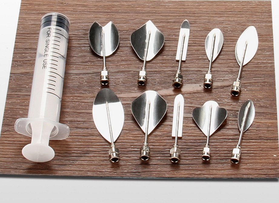 Bộ 10 Món Dụng Cụ Làm Rau Câu, Thạch 3D Inox
