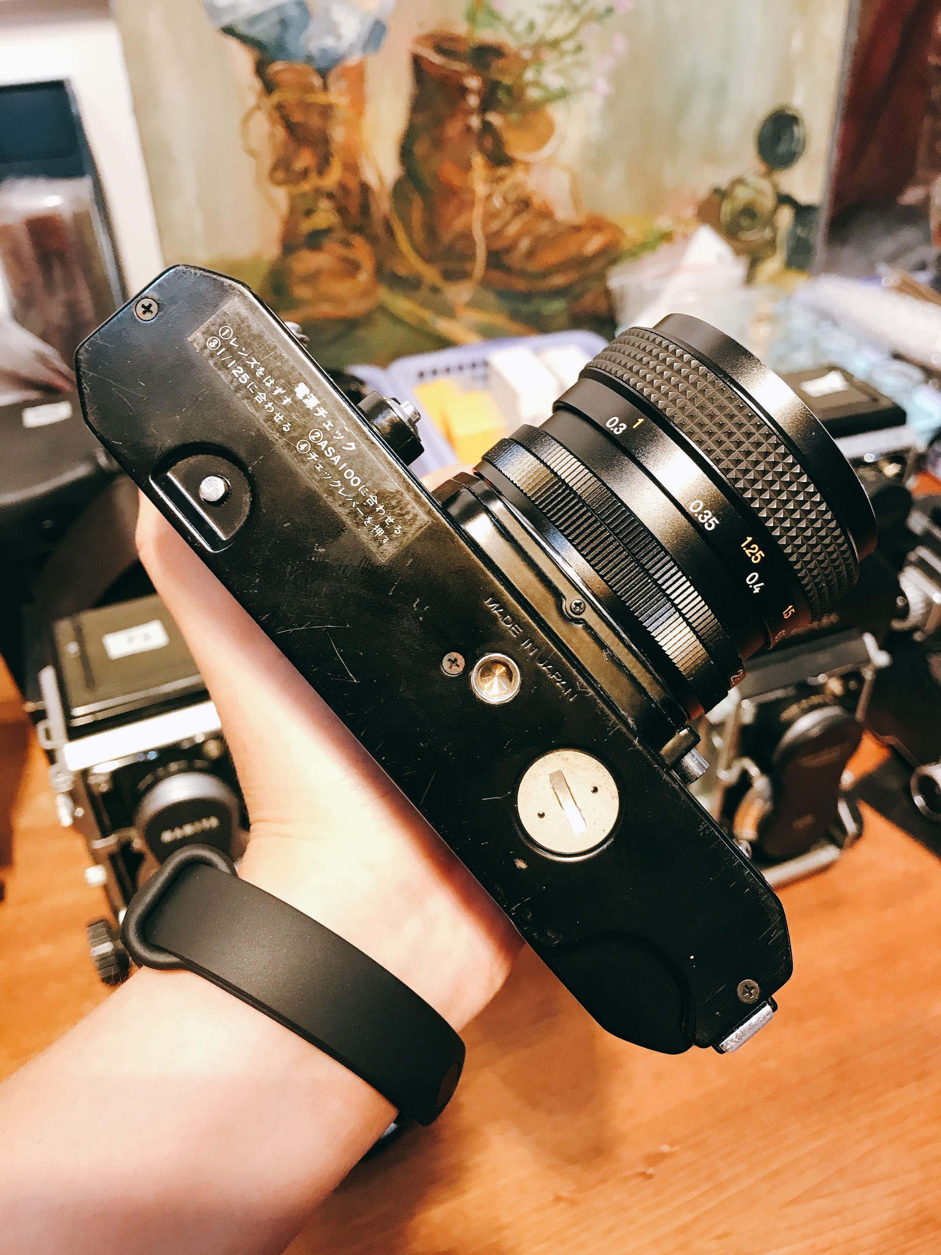 Máy ảnh phim Konica Autoreflex T3 Black