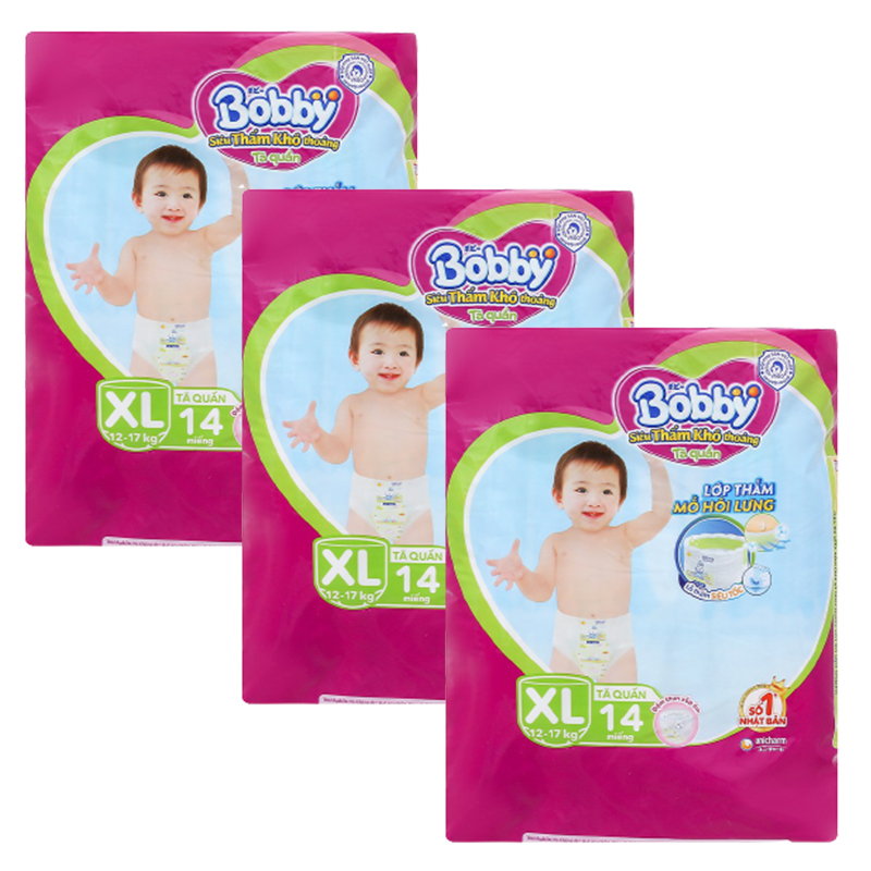 Tã quần bobby size XL(12-17kg)