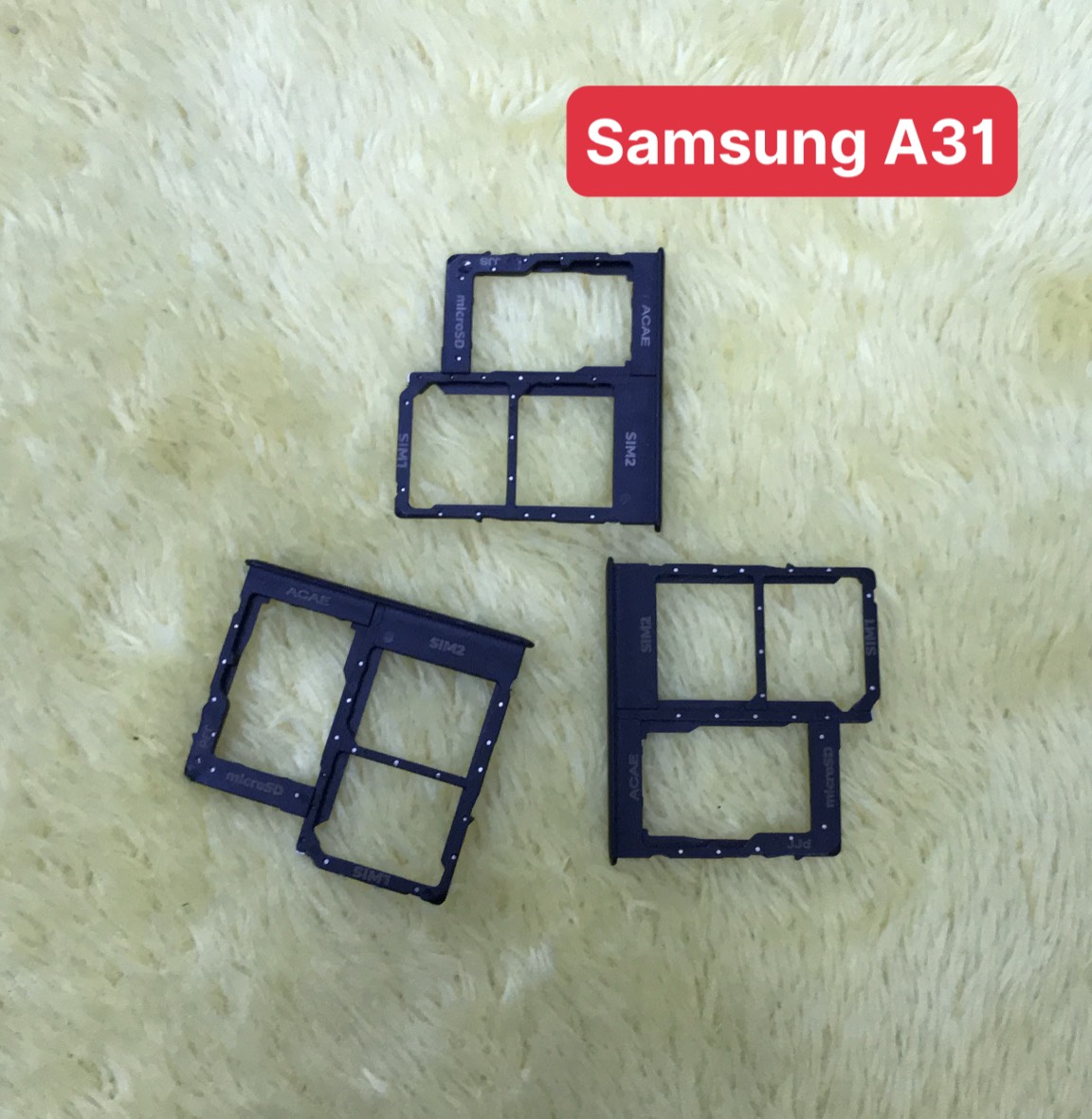 Khay sim samsung A31- khay thay thế