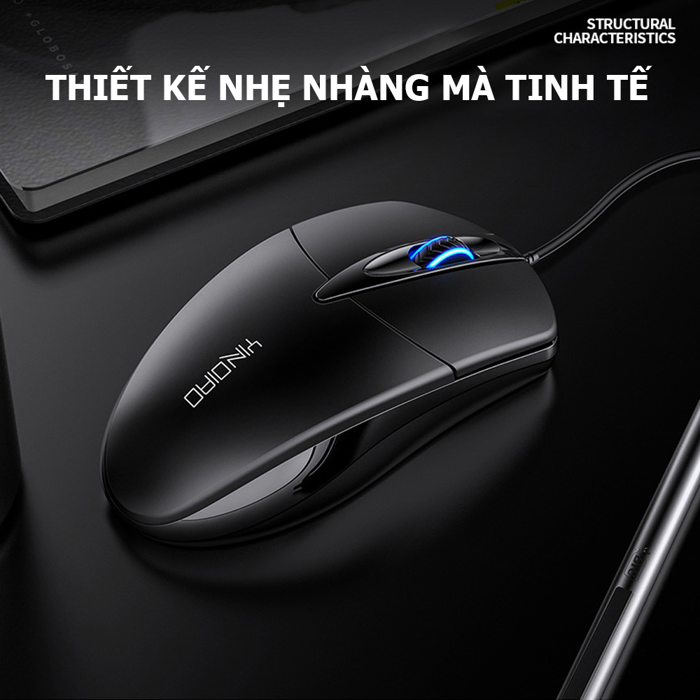 Chuột máy tính văn phòng có dây Poermax- G2