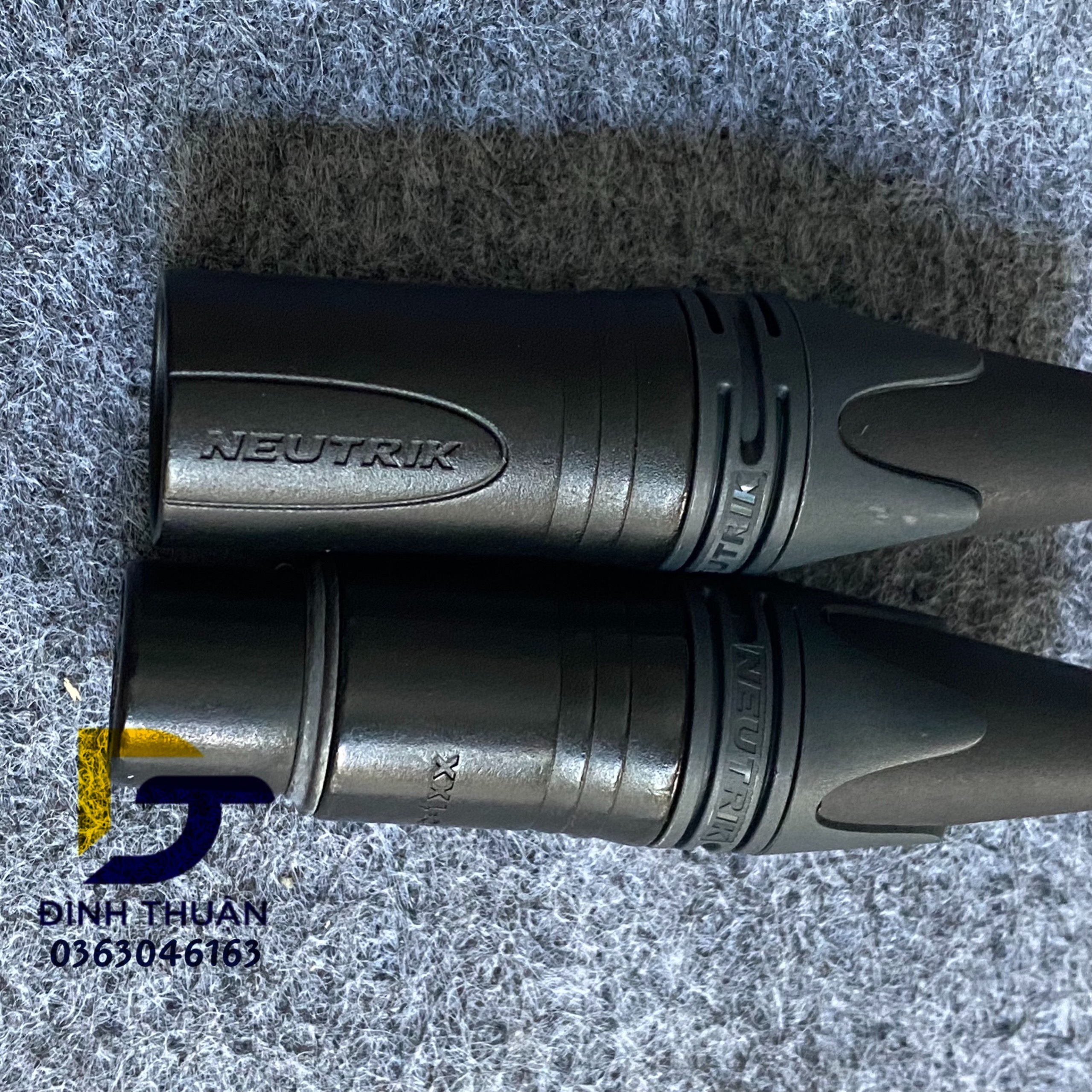 Cặp Jack XLR NEUTRICK - Jack canon Neutrik (Chính hãng Thụy Sỹ)