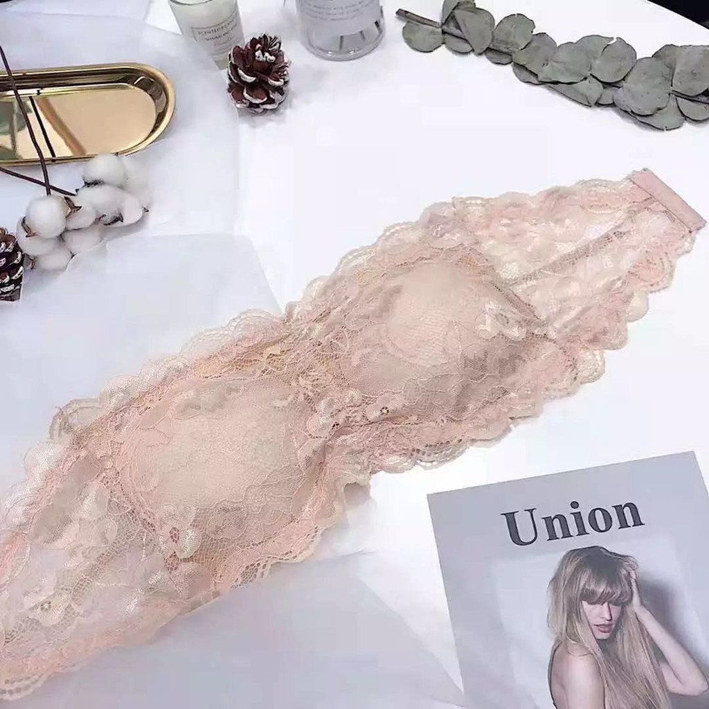 Vest bra wireless lace