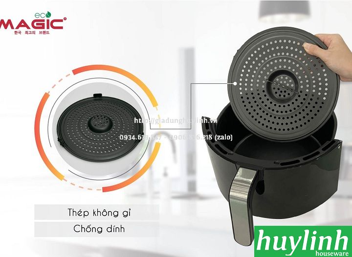 Nồi chiên không dầu Magic ECO AC-120 - 7 lít [AC120]