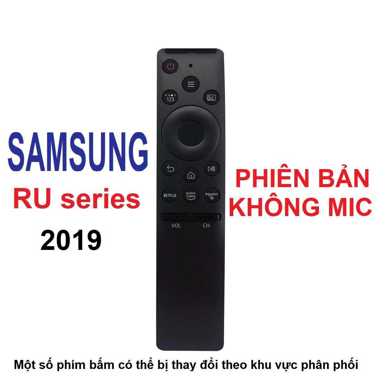 [HCM]Remote điều khiển tivi SAMSUNG smart dòng RU không mic (One remote - Phiên bản rút gọn)