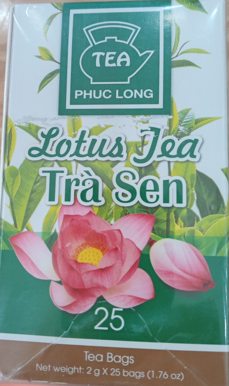 Trà sen túi lọc phúc long 50g