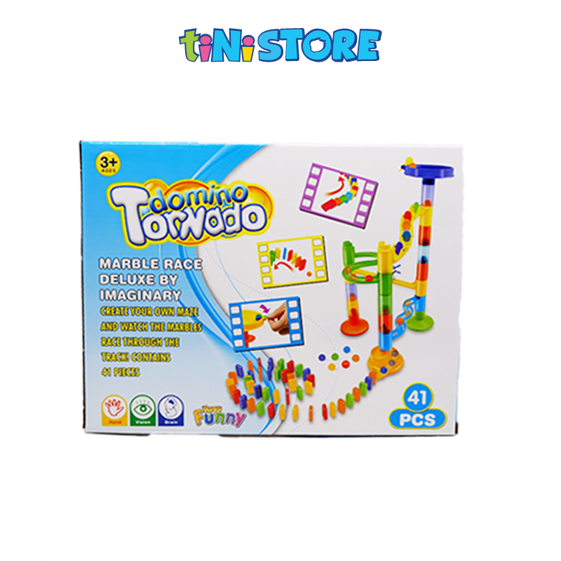 Bộ đồ chơi lắp ráp tháp bi lăn Marble Run 1202