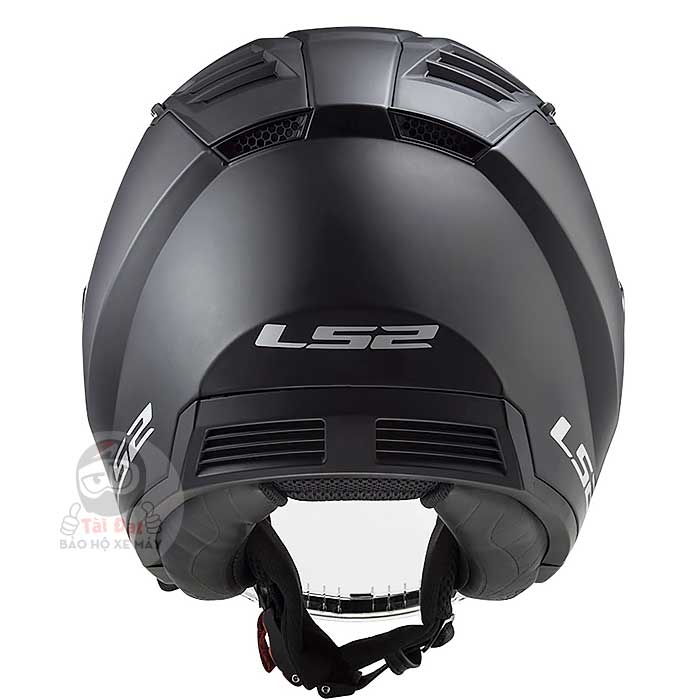 [LS2 chính hãng] Nón bảo hiểm 3/4 LS2 OF600 2 KÍNH - COPTER ĐEN NHÁM ECE 22.05