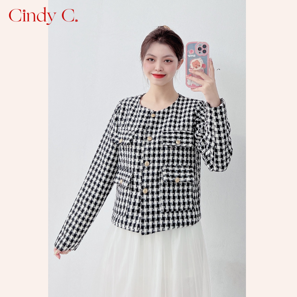 Áo Khoác Dạ Tweed Rama CindyC 24770