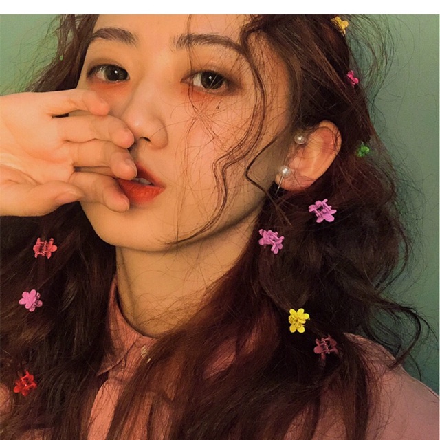 ❤️ Phụ Kiện Tóc ❤️ Set 10 Kẹp Mini Gắn Tóc Hot Trend