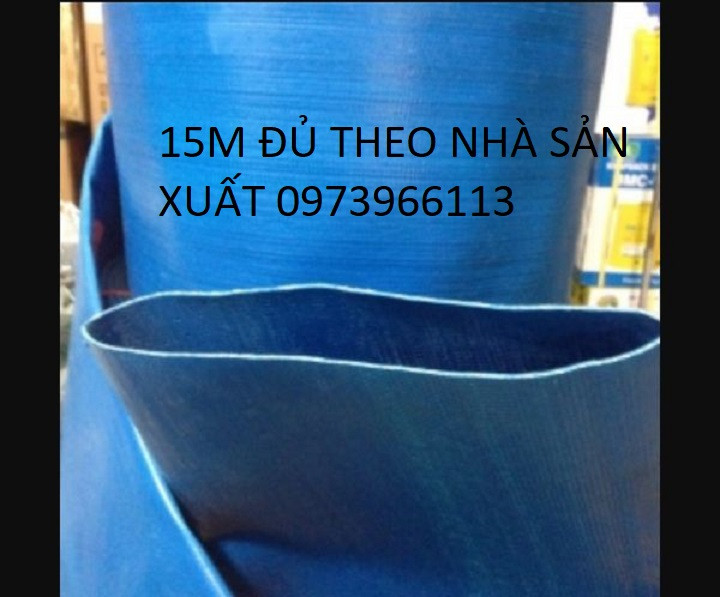 Ống bơm nước vải bạt đúc phi 76