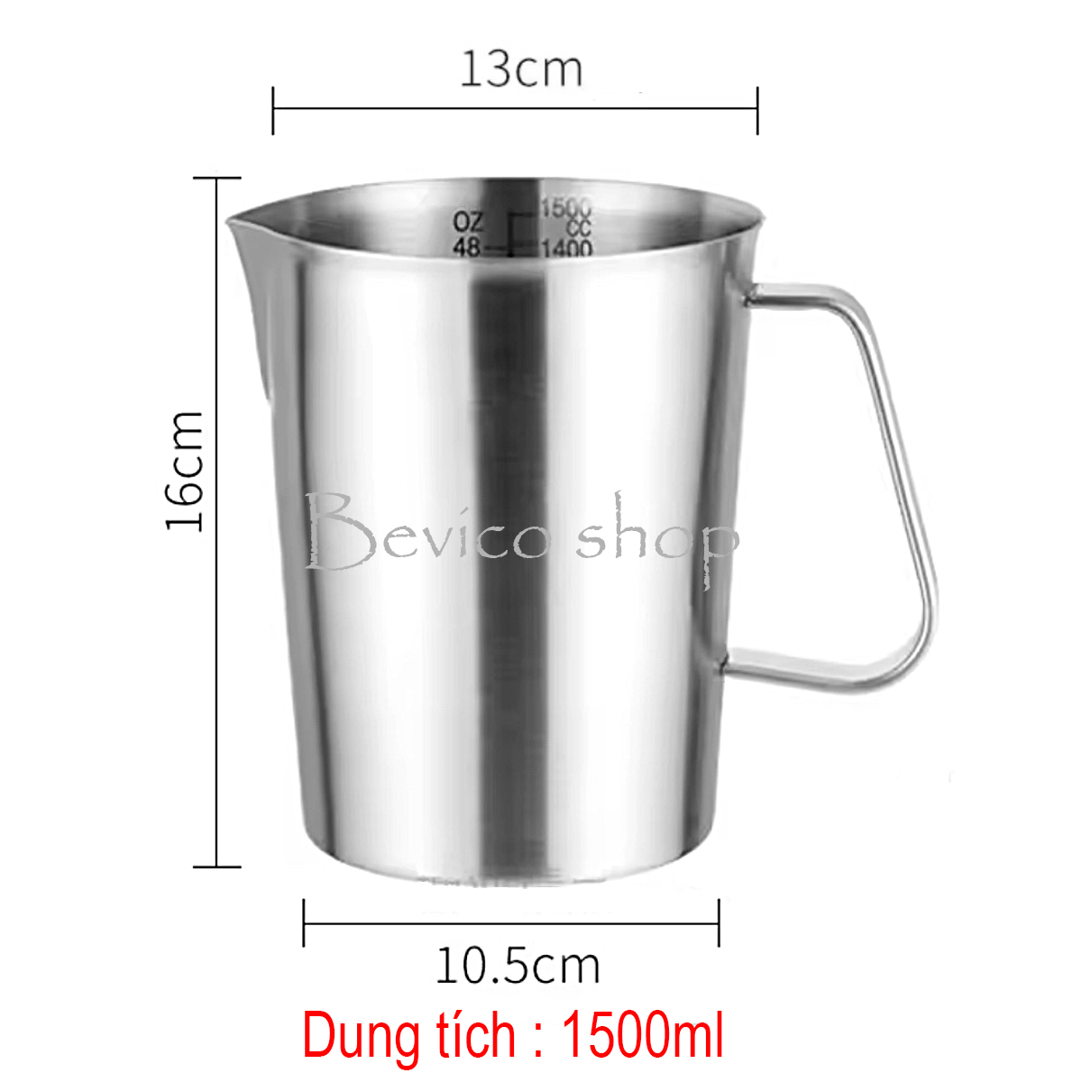 Cup 304 stainless steel split bar 500ml/700ml/1000mL/1500ml/ 2000ml
