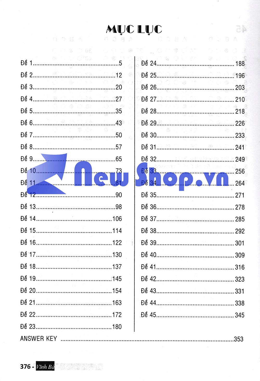 Sách 45 Đề Trắc Nghiệm Tiếng Anh