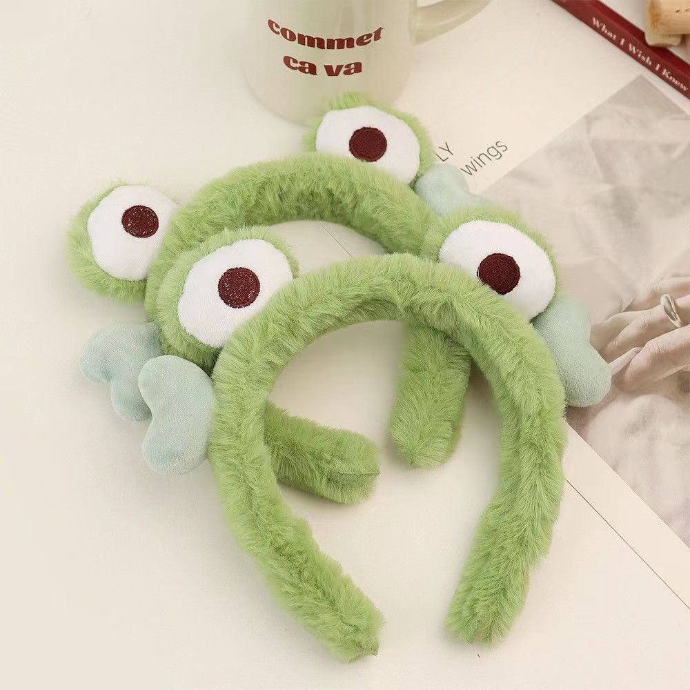 Cài tóc - bờm tóc kẹp tóc tai gấu hồng lotso, bờm ếch