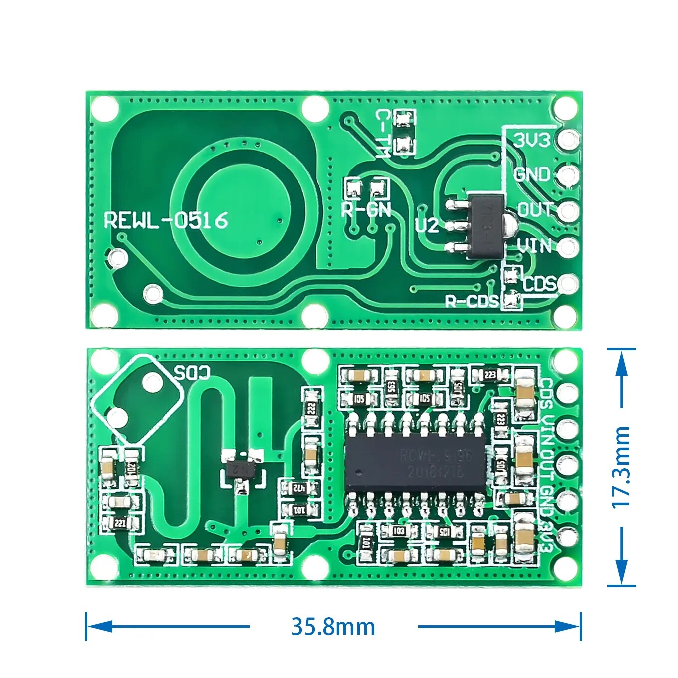 Module cảm biến vật cản Radar RCWL-0516