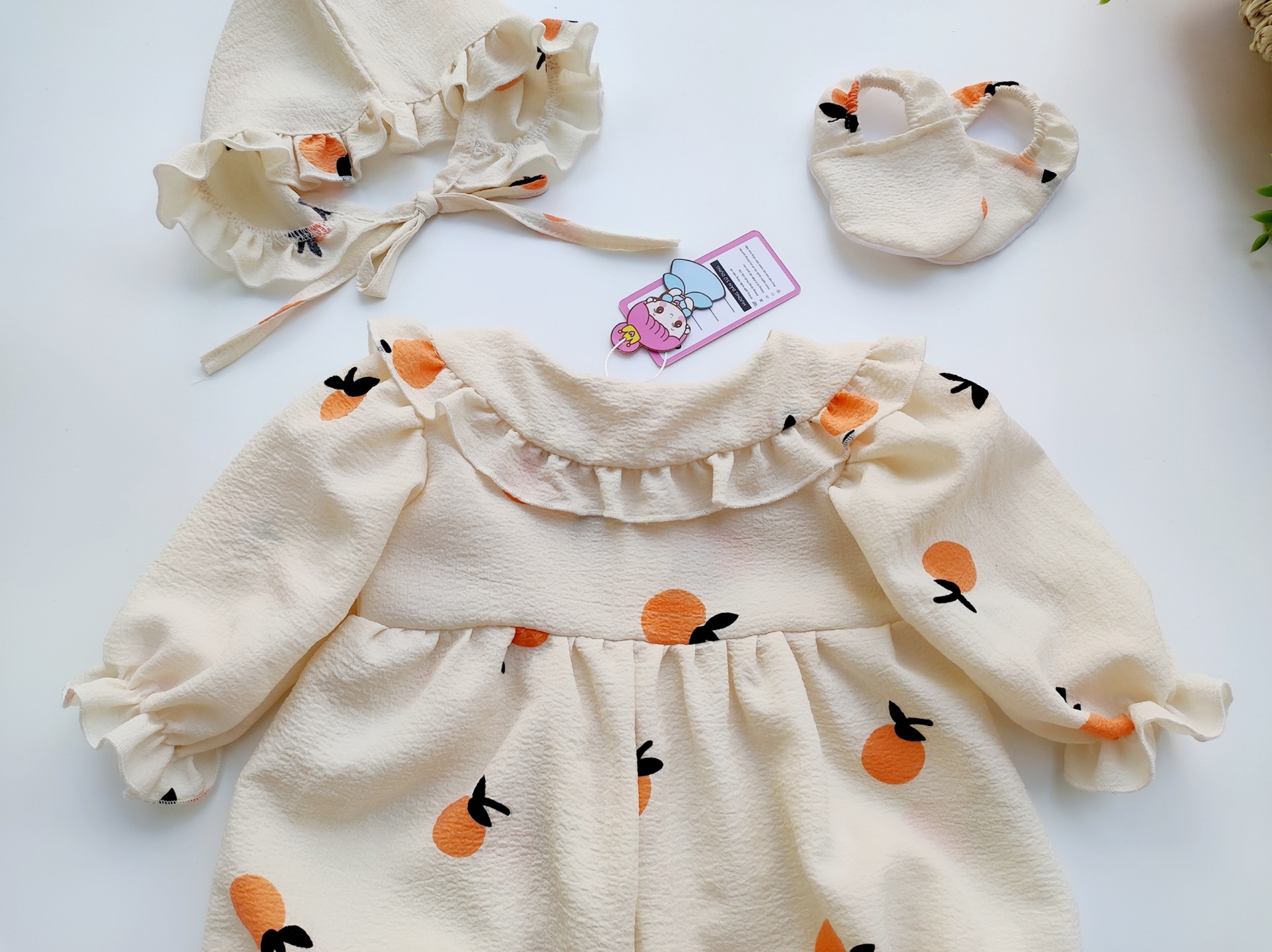 [ CÓ QUÀ TẶNG 💝 ] Body áo liền quần cho bé đầy tháng, thôi nôi