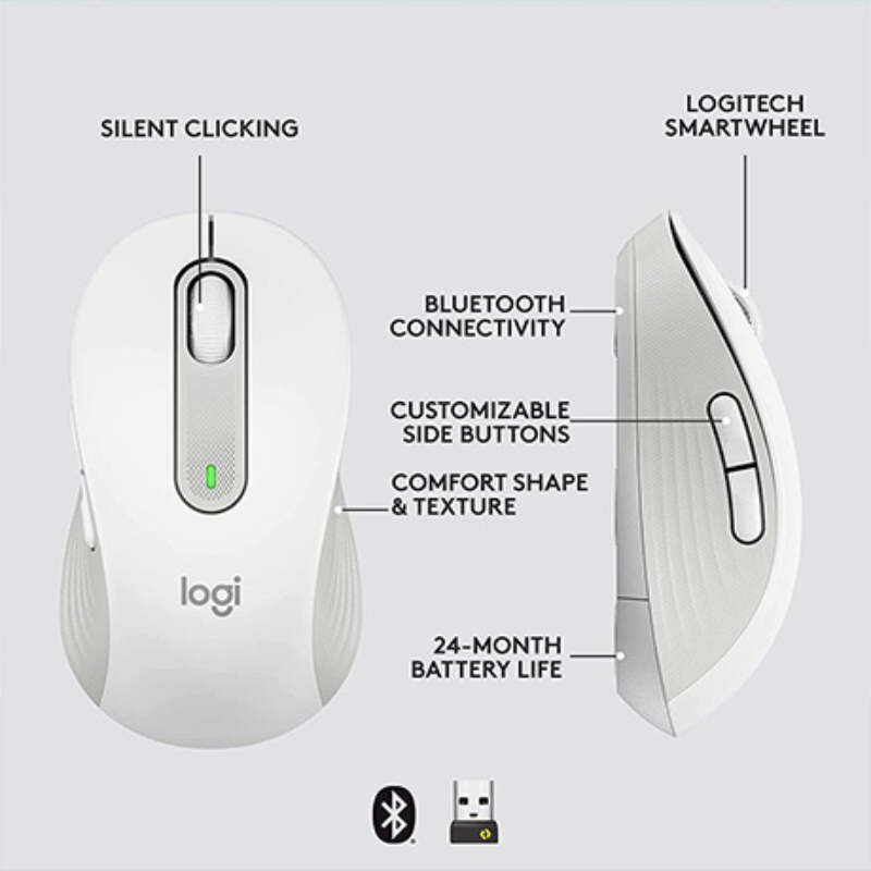 Chuột không dây Logitech SIGNATURE M650_M650L Wireless/Bluetooth
