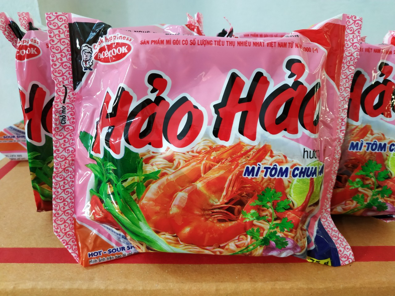 [ Freeship ] Mì tôm Hảo Hảo chua cay thùng 30 gói x 75g