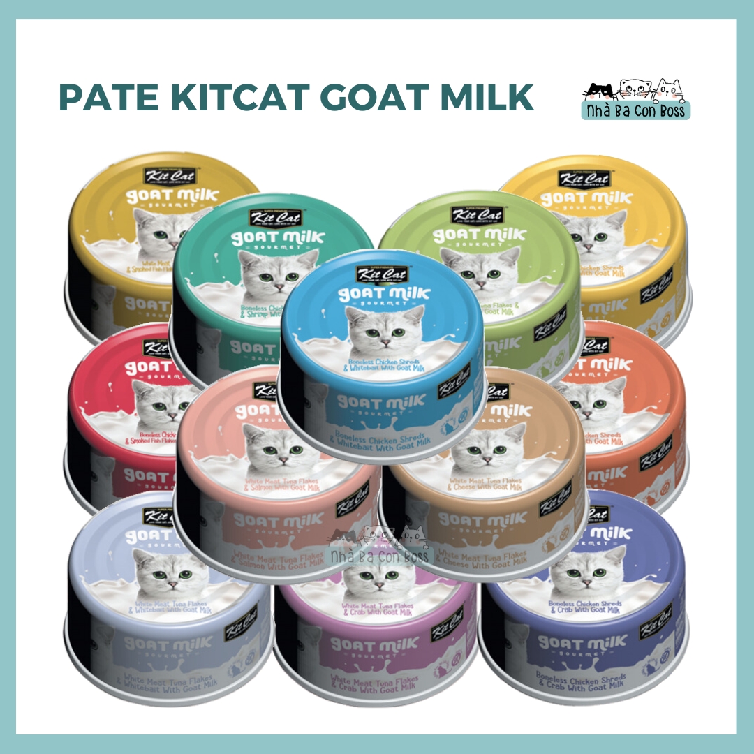 [Lon 70g] Pate Cho Mèo Kitcat Goat Milk