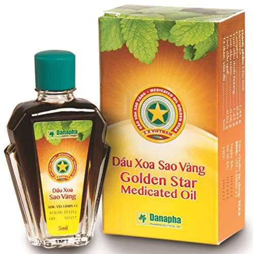 [Rẻ vô địch] Dầu xoa sao vàng 5ml Rẻ vô địch] [Chính hãng]