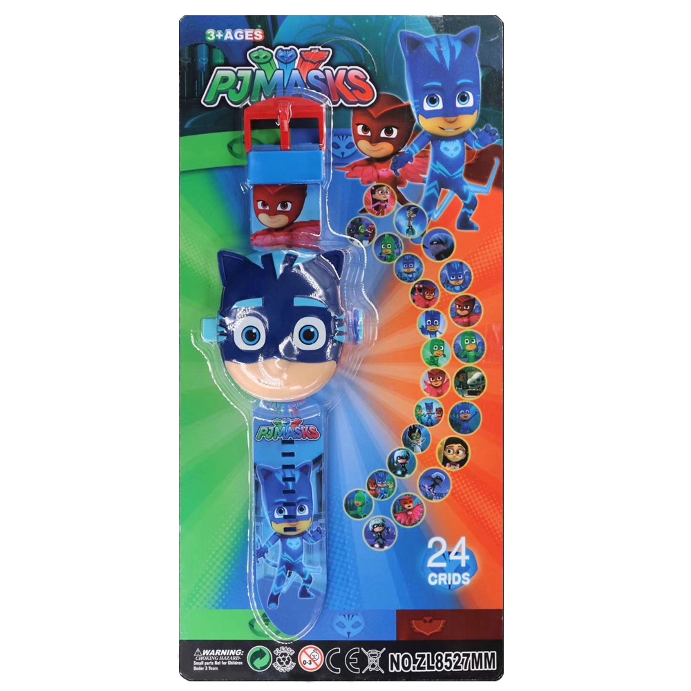 Đồng hồ điện tử chiếu hình 3D cho bé- Đồng hồ chiếu 24 hình ảnh của nhân vật hoạt hình