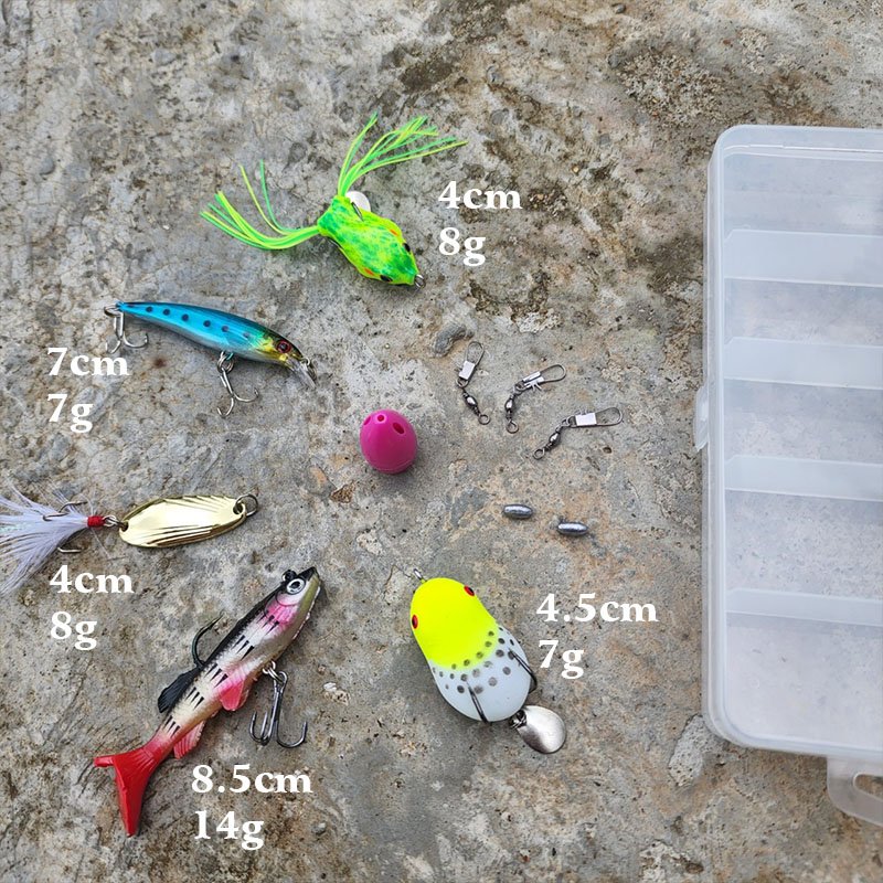 Combo 5 Mồi  câu  - câu rô phi, lóc, chuối, sộp, thiểu, cá chim