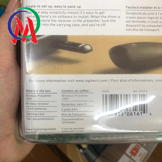 [HCM]Bút trình chiếu logitech R400