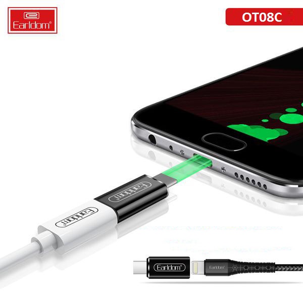 Jack Chuyển Lightning Sang TypeC Earldom OT08C