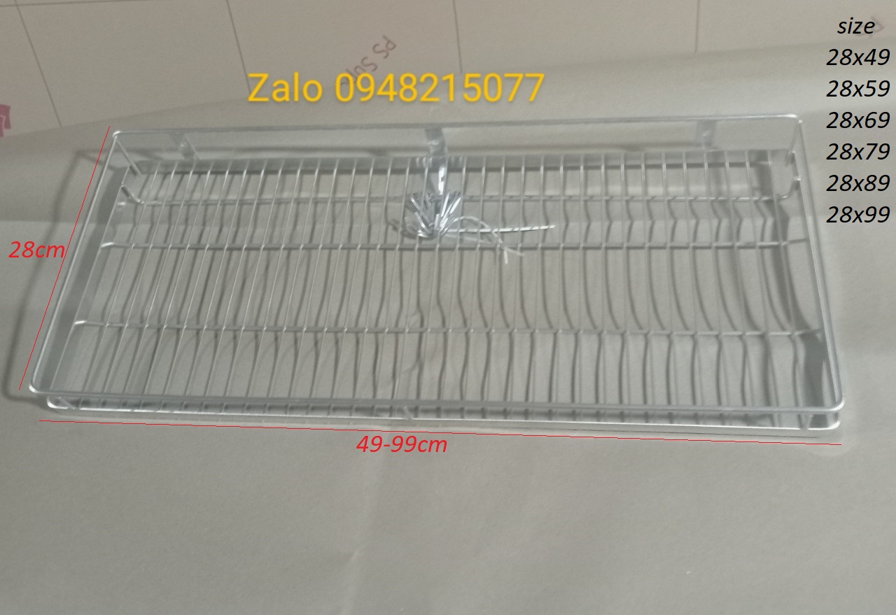 [HCM]Kệ Treo 1 Tầng inox  đặc 100 % ( đủ size)