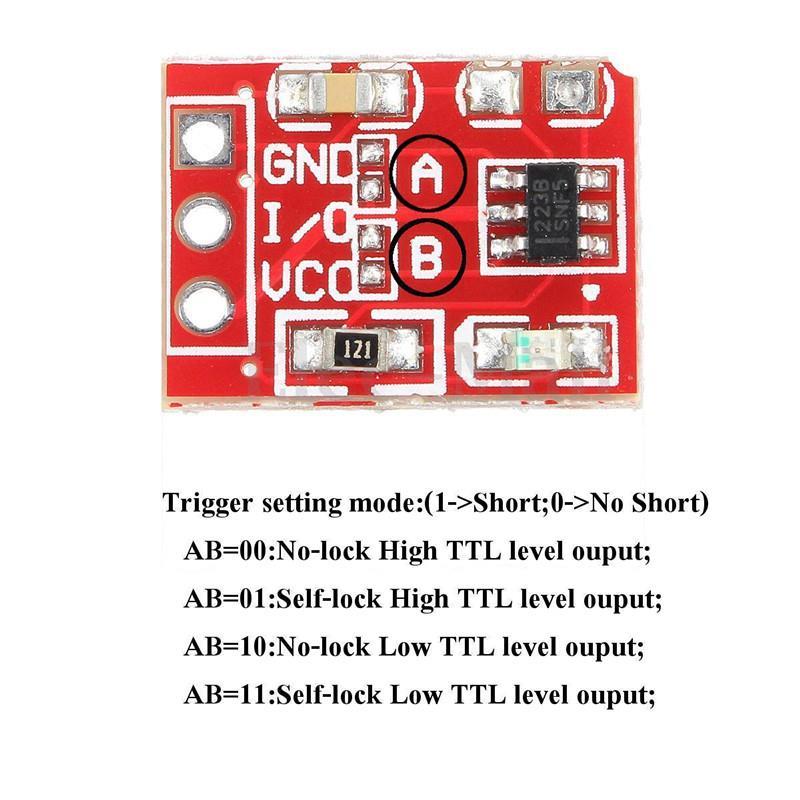 Bộ 5-10-20-50 Cái - Module Nút Cảm Biến Chạm TTP223 - Touch sensor