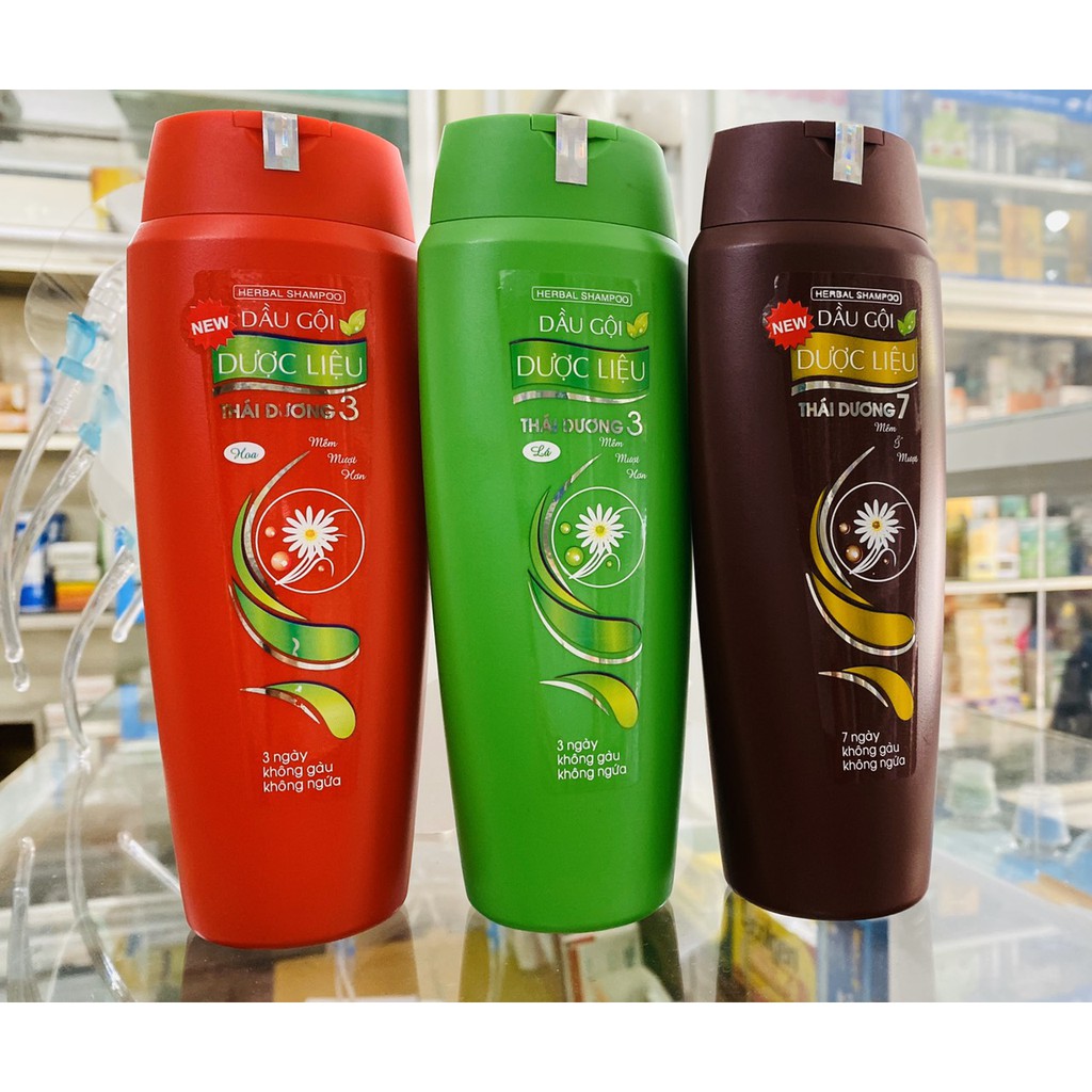 Dầu gội liệu thái dương / dầu gội thái dương 3 - thái dương 7 - chai 200ml. date mới