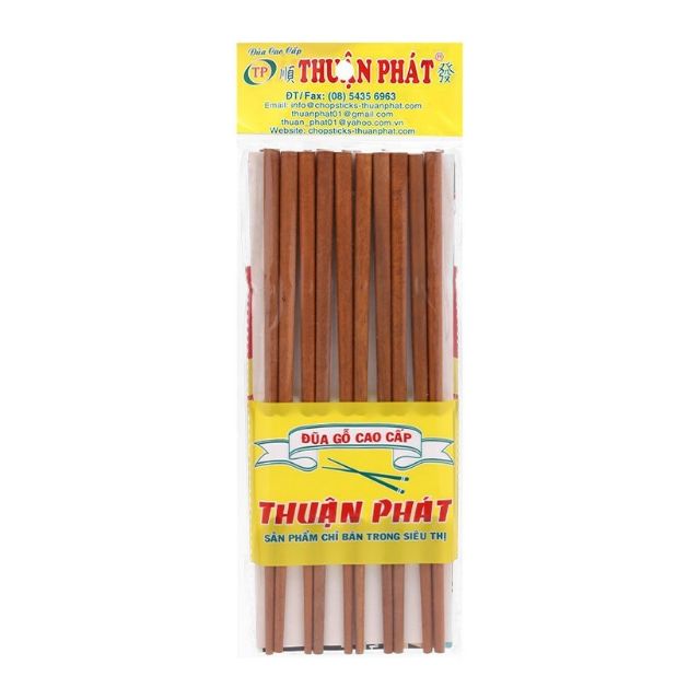 Bộ 10 Đôi Đũa Gỗ Căm Liên Thuận Phát