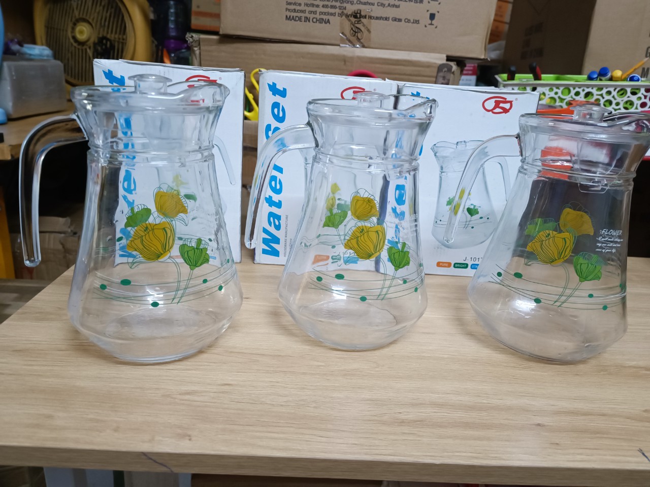 BÌNH NƯỚC THỦY TINH – DUNG TÍCH 1300ML