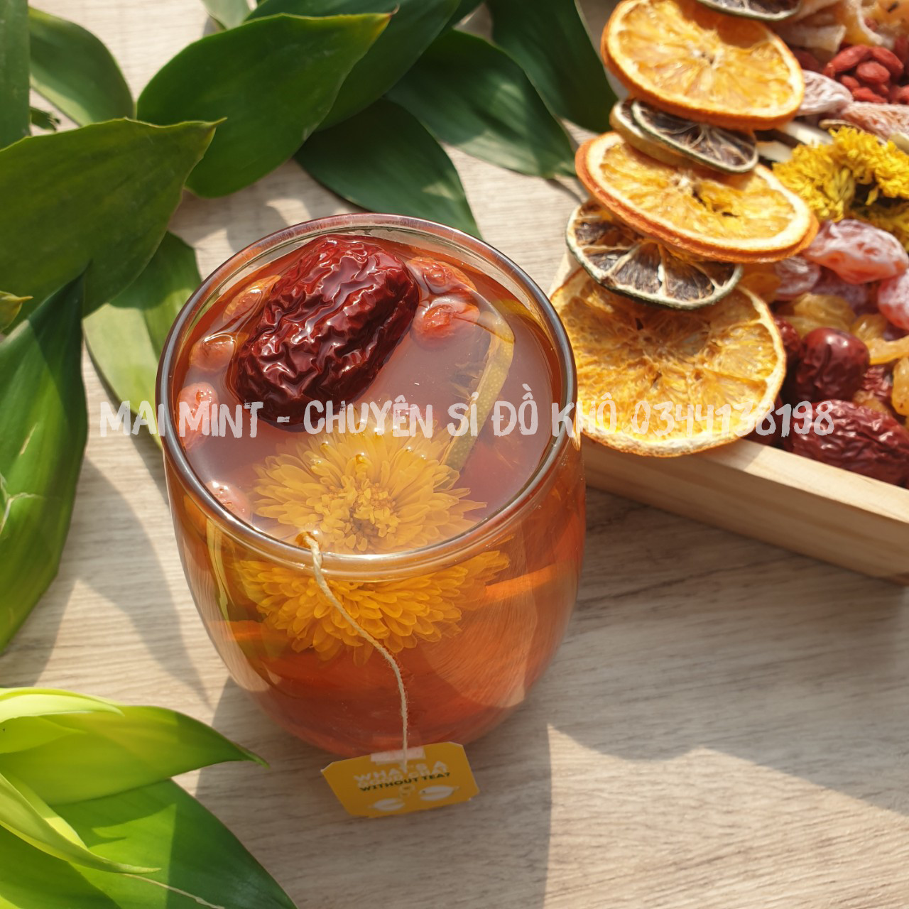 Trà Lipton Xí Muội Thảo Mộc - 1 Set