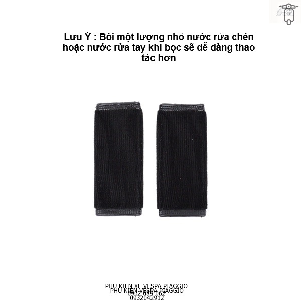 [1 Cặp] Bao Tay Nhung Bọc Tay Lái Xe Máy