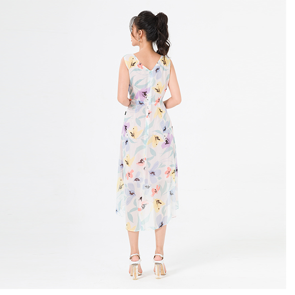 Đầm Vặn Ngực Lamer Gấu Mullet L63M20H090