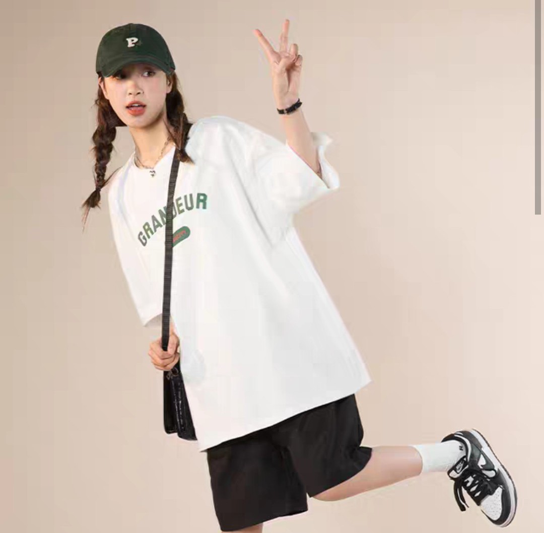 Áo thun unisex fom rộng tay lỡ nam nữ mặc được in chữ chất thun cotton 3158 hàng đẹp giá rẽ cực xịn