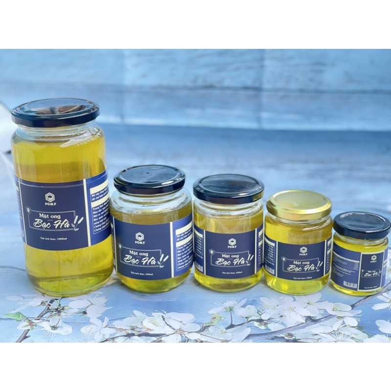 [CHÍNH HÃNG] Mật ong hoa bạc hà Po Mỷ 500ml
