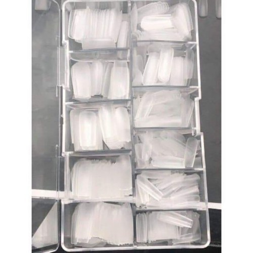 Hộp 500 móng up HSM (3 màu lựa chọn: Trắng Trong Nhám) - BUMSTORE