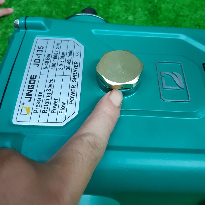 ĐẦU BƠM XỊT ÁP LỰC JINGDE JD-135 piston sứ 2hp