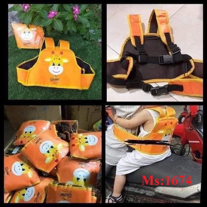 ĐAI XE MÁY AN TOÀN CHO BÉ GROW