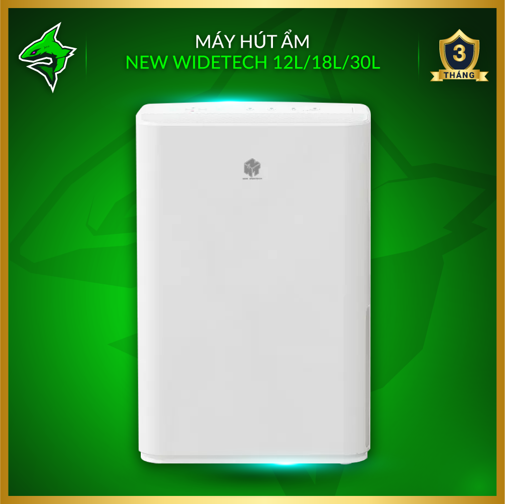 Máy hút ẩm Xiaomi New Widetech 12L / 18L / 30L 【Điều khiển giọng nói qua app ◆ Sấy khô ◆ Lọc kháng khuẩn】