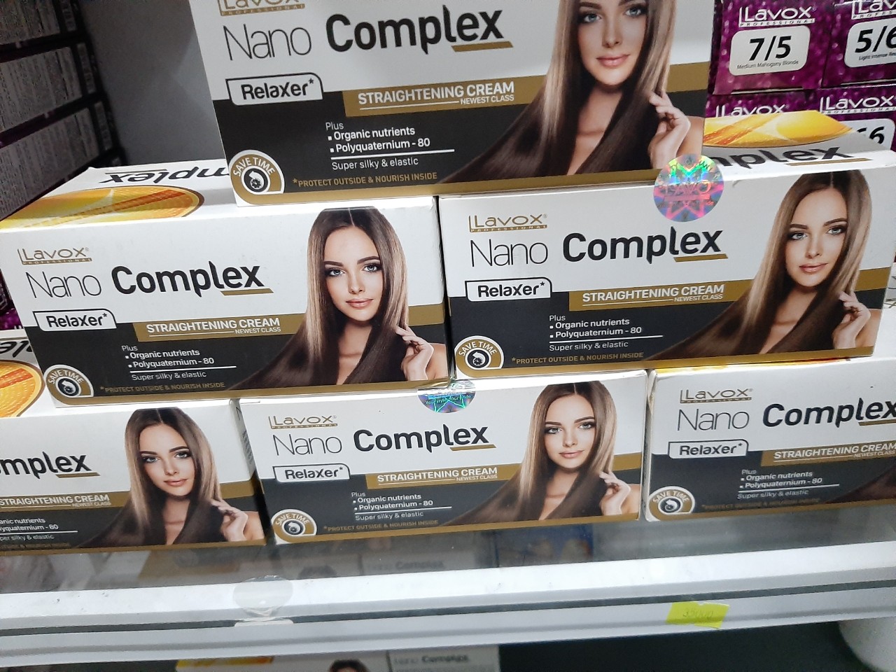 Thuốc duỗi tóc Lavox nano complex phục hồi tóc mini tại nhà (Tặng cặp Bao tay )