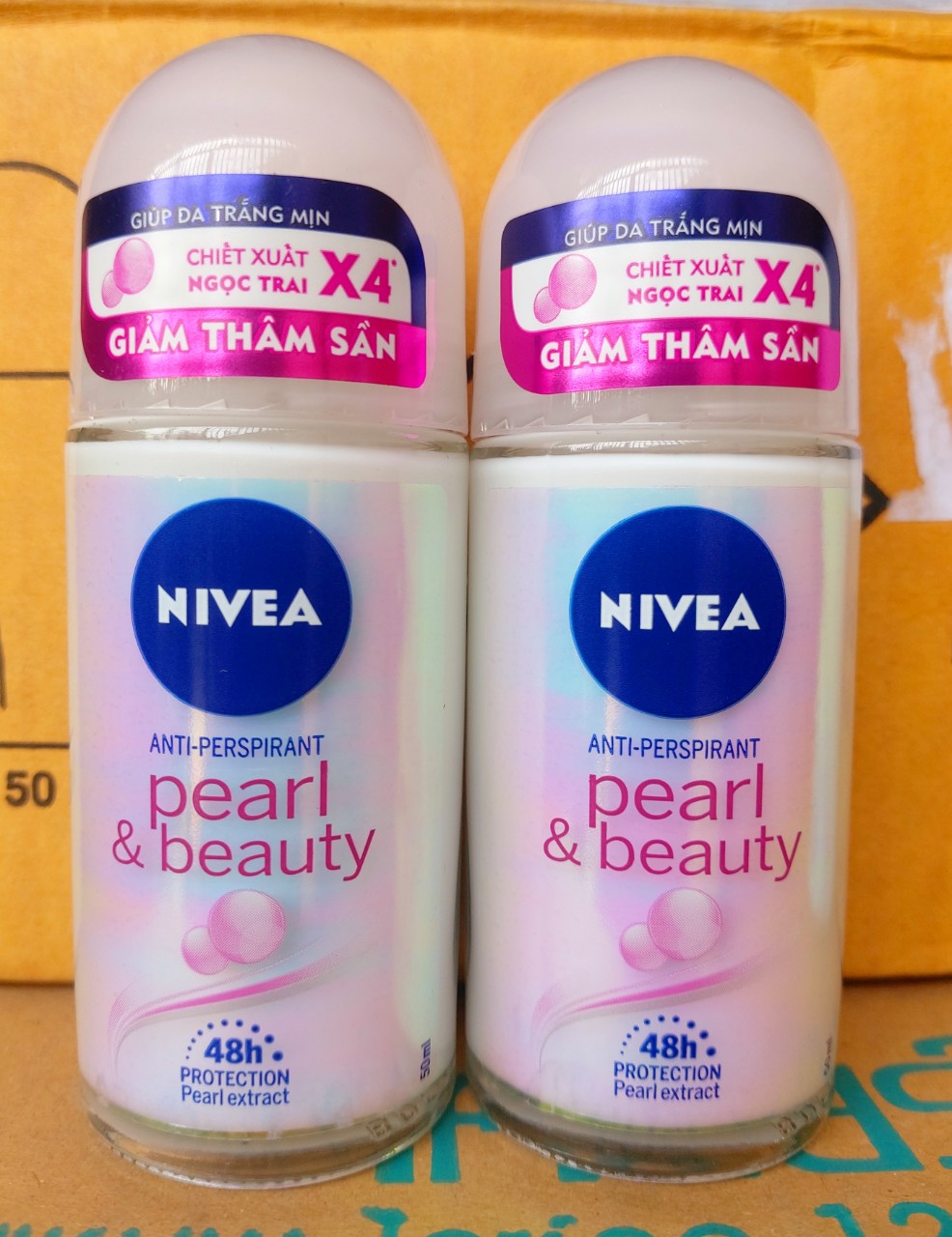 Lăn khử mùi NIVEA Ngọc trai 50ml