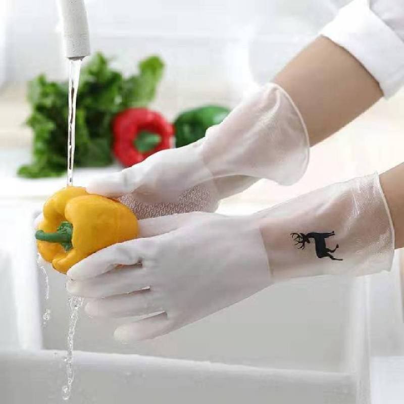 COMBO 5 ĐÔI Găng tay cao su con hươu siêu bền siêu dai, đồ dùng nhà bếp, găng tay rửa chén