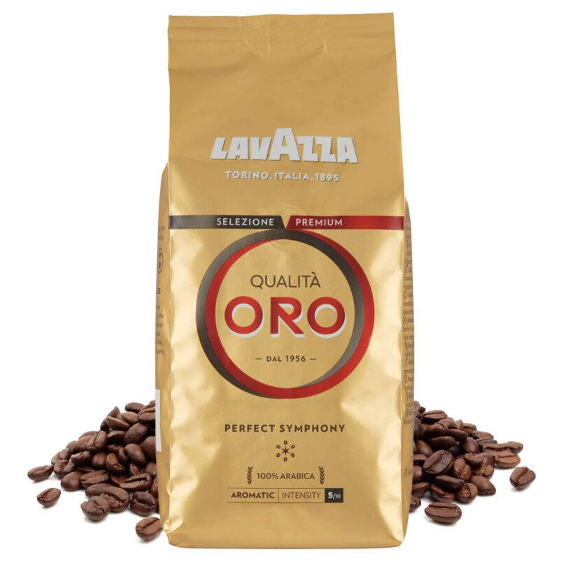 Cà phê hạt đã rang Lavazza Coffee Qualita Oro- Italy1000g date 10-2024