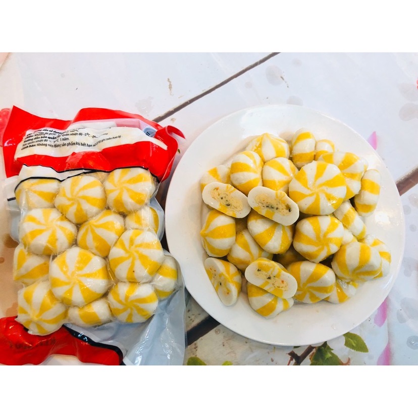 Bánh bao viên thả lẩu mực rong biển 500g( giao hoả tốc 4h tphcm)