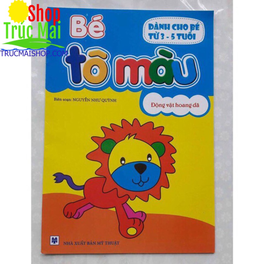 Tô mầu cho bé (10 quyển ) 1 sét 10 chủ đề