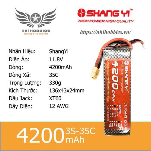 Pin Lipo ShangYi 11.1v 3s 4200mAh 35C